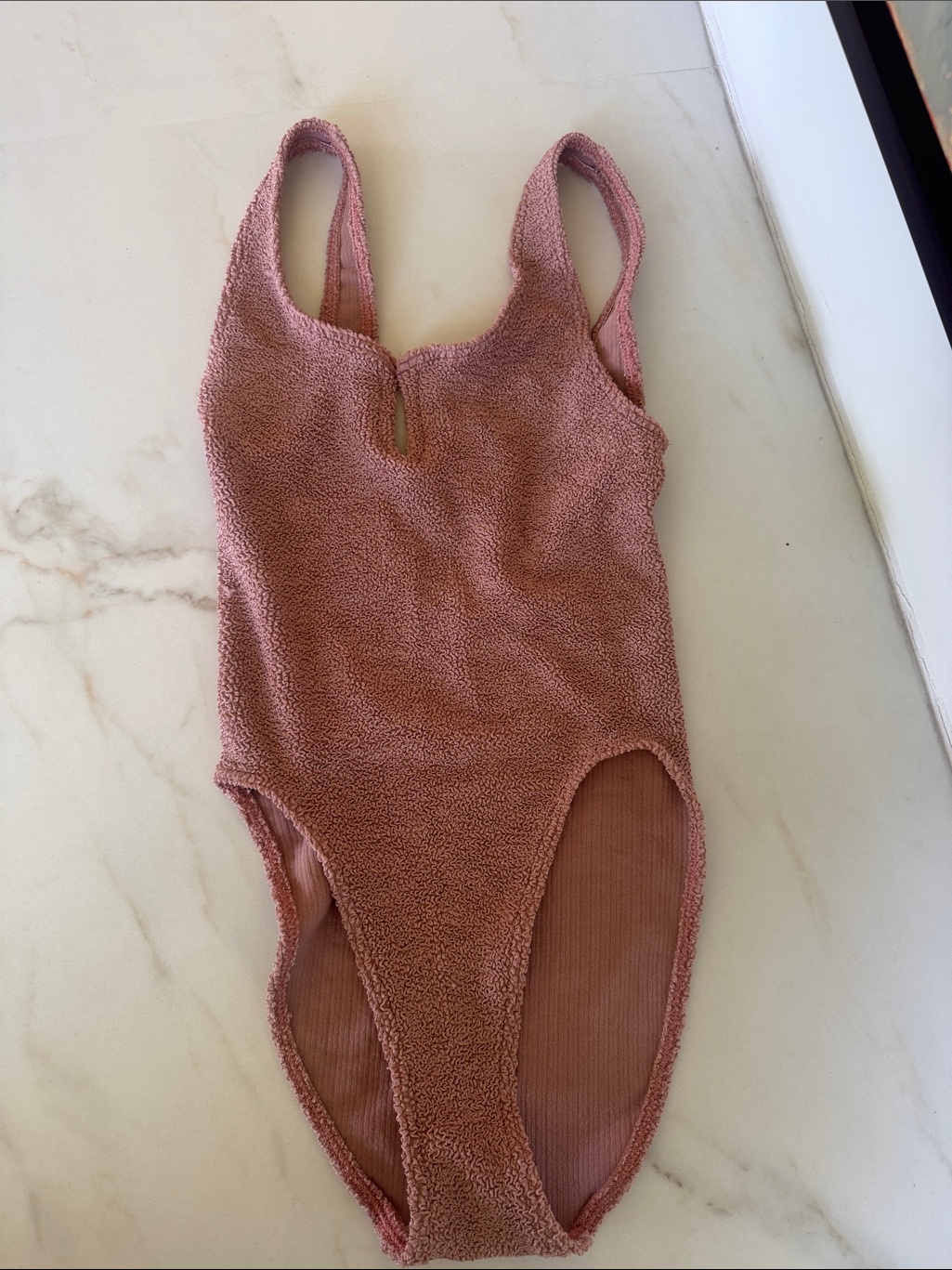 Women’s Sorbet Island Swim Are Terry One-Piece Swimsuit In Dusty Rose